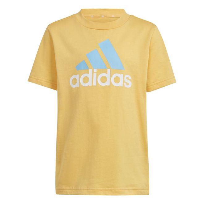 Afbeelding van Adidas Essentials Logo T-shirt en Short Set Little Kids Semi Spark