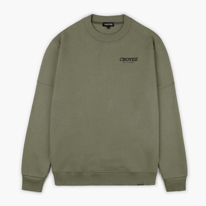 Afbeelding van Croyez Abstract Sweater Light Army