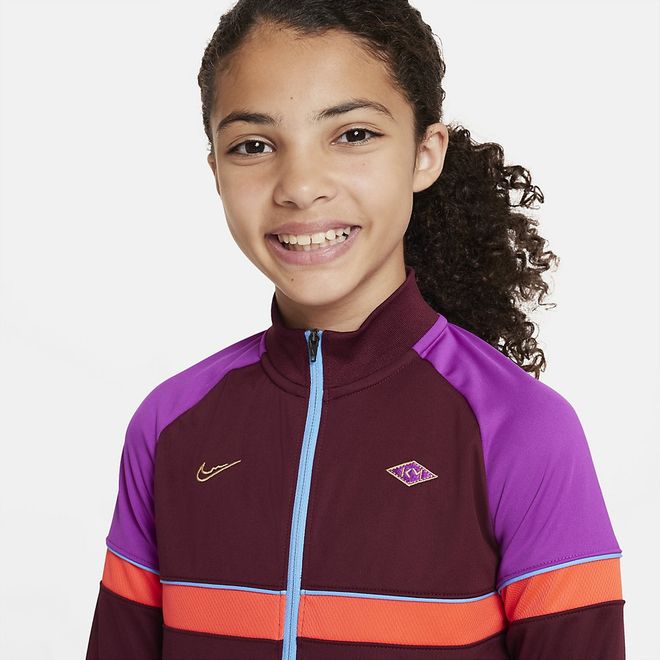Afbeelding van Nike Dri-FIT Kylian Mbappé Voetbaltrainingspak Kids Dark Beetroot