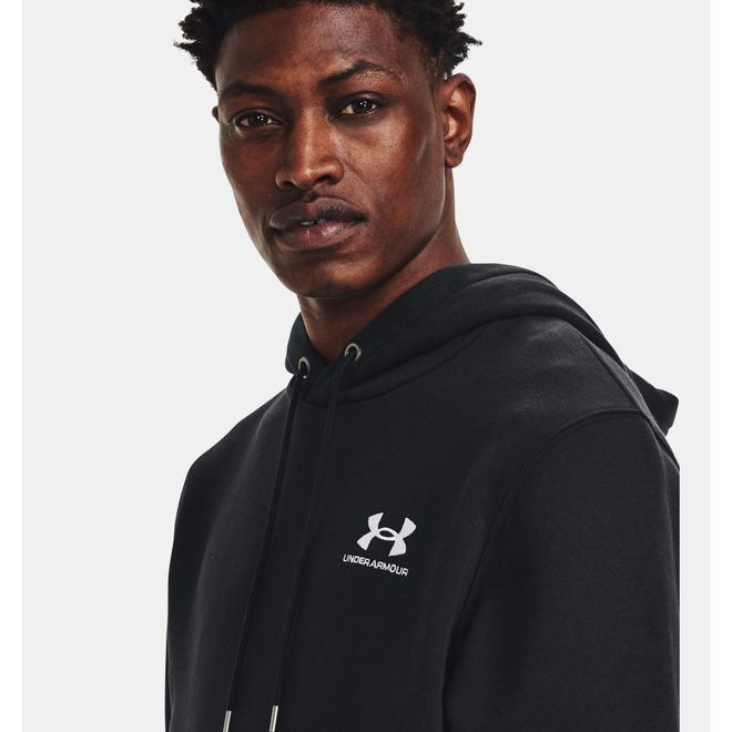 Afbeelding van Under Armour Herenhoodie Essential Fleece Black