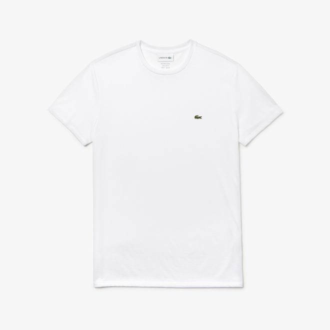 Afbeelding van Lacoste T-shirt met Ronde Hals Wit