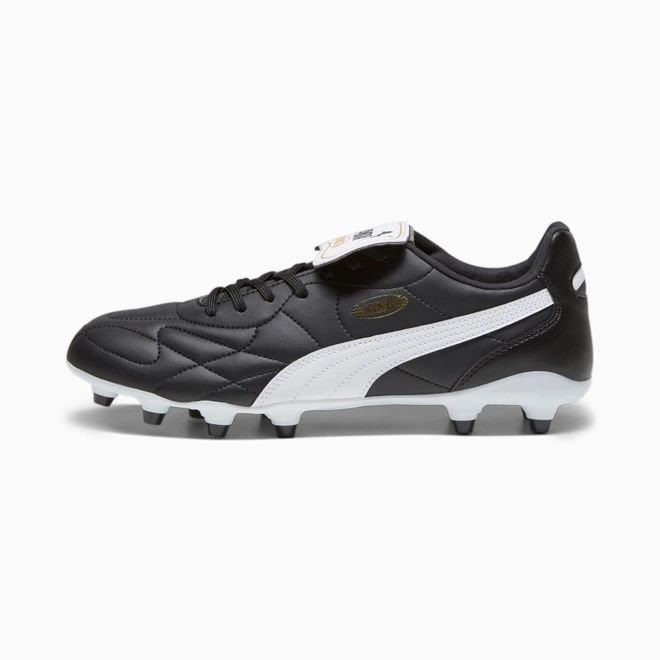 Afbeelding van Puma King Top FG Voetbalschoenen Black White