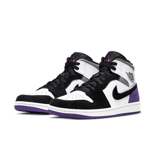 Afbeelding van Nike Air Jordan 1 White Black Purple