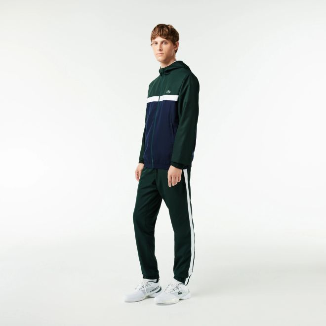 Afbeelding van Lacoste Trainingspak Green Navy White