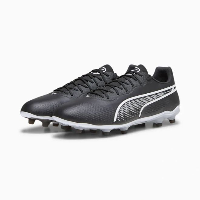 Afbeelding van Puma King Pro FG Voetbalschoenen Black White