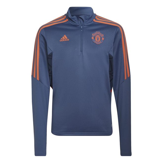 Afbeelding van Manchester United Condivo 22 Training Longsleeve Set Kids Crew Blue