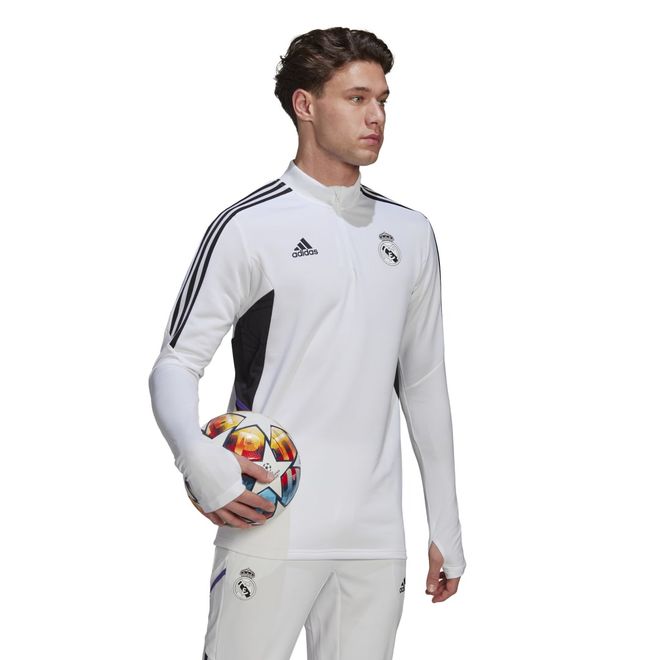 Afbeelding van Real Madrid Condivo 22 Training Longsleeve Set White