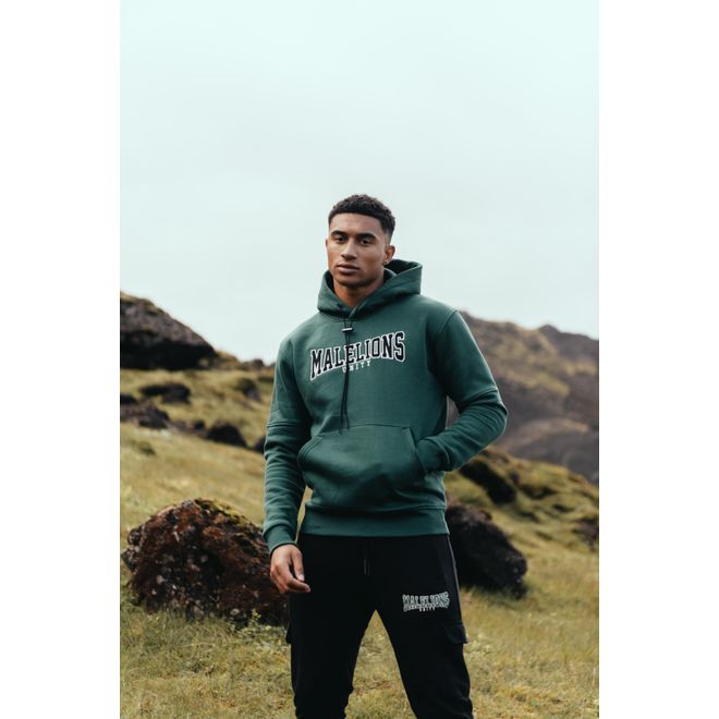 Afbeelding van Malelions Men Unity Hoodie Dark Green Black