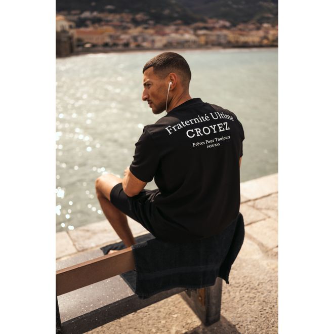 Afbeelding van Croyez Fraternité Short Black White