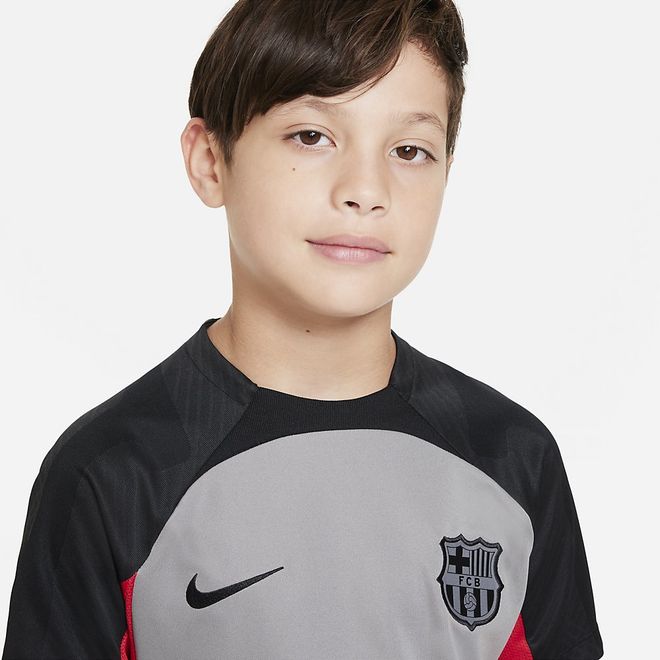 Afbeelding van FC Barcelona Strike Nike Dri-FIT Voetbaltop Kids Dark Steel Grey