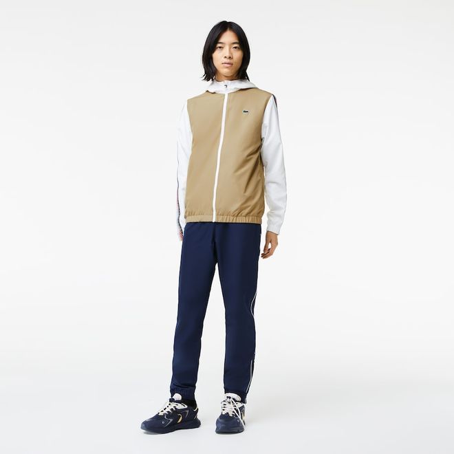 Afbeelding van Lacoste Trainingspak Beige Wit
