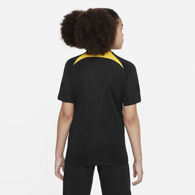 Afbeelding van Paris Saint-Germain Strike Jordan Dri-FIT Voetbaltrainingshirt Kids Black Tour Yellow