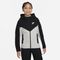 Afbeelding van Nike Sportswear Tech Fleece Hoodie Kids Black Dark Grey Heather