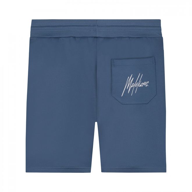 Afbeelding van Malelions Sport Striker T-Shirt + Short Set Navy Grey