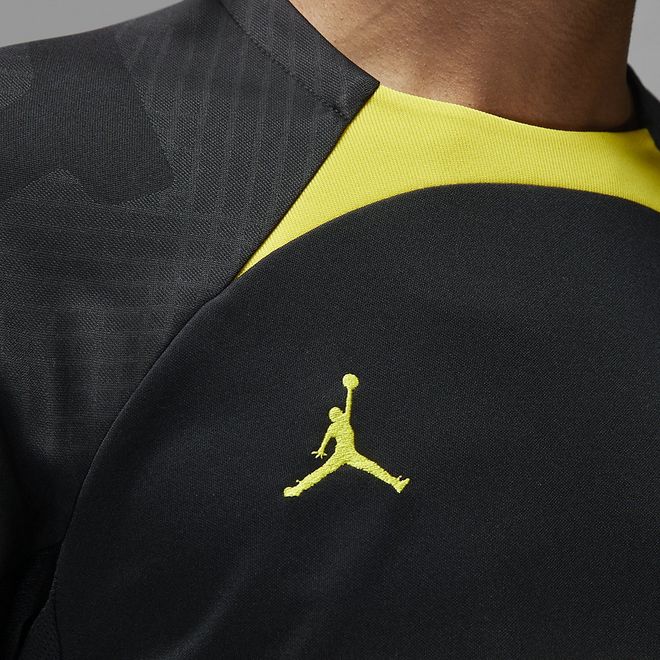 Afbeelding van Paris Saint-Germain Strike Nike Dri-FIT Voetbaltop Black Tour Yellow
