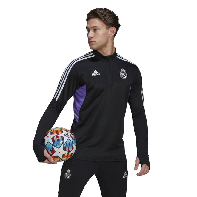 Afbeelding van Real Madrid Condivo 22 Training Longsleeve Set Black