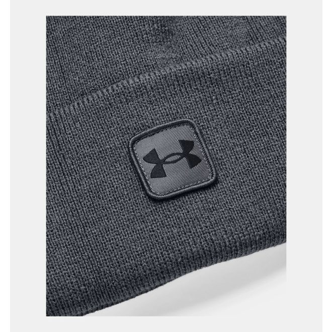 Afbeelding van Under Armour Herenbeanie Halftime Cuff Pitch Grey