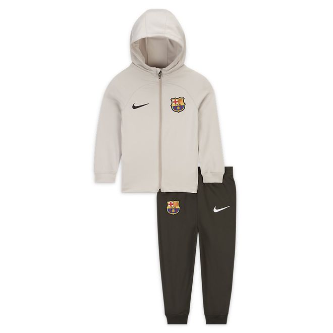 Afbeelding van FC Barcelona Strike Nike Dri-FIT Voetbaltrainingspak met Capuchon Baby's String
