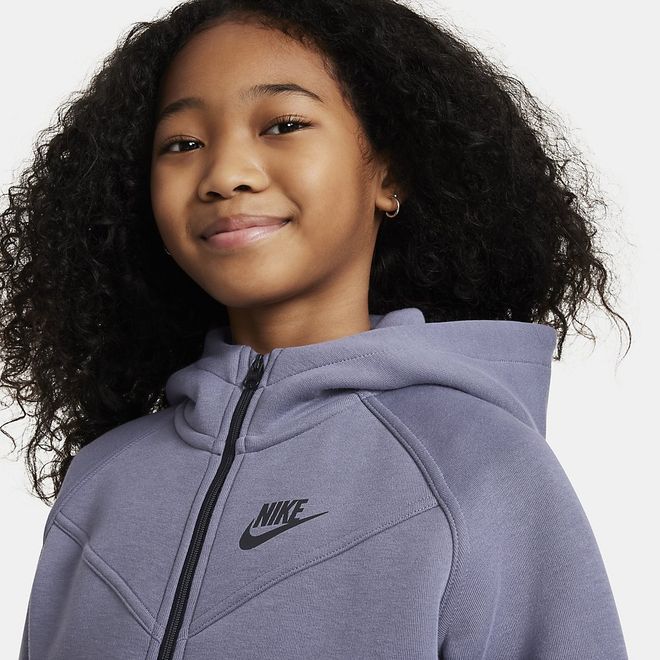 Afbeelding van Nike Sportswear Tech Fleece Hoodie Kids Light Carbon
