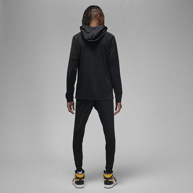Afbeelding van Paris Saint-Germain Strike Vierde Jordan Dri-FIT Voetbaltrainingspak met Capuchon Black Tour Yellow