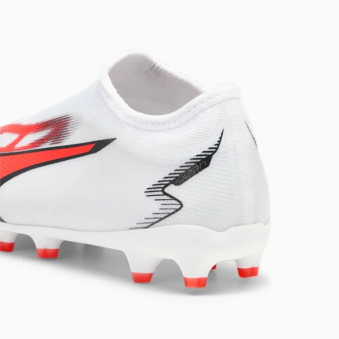 Afbeelding van Puma Ultra Match LL FG Voetbalschoenen Kids White Black Fire Orchid