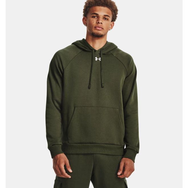 Afbeelding van Under Armour Rival Fleece Herenhoodie Marine OD Green White - 390