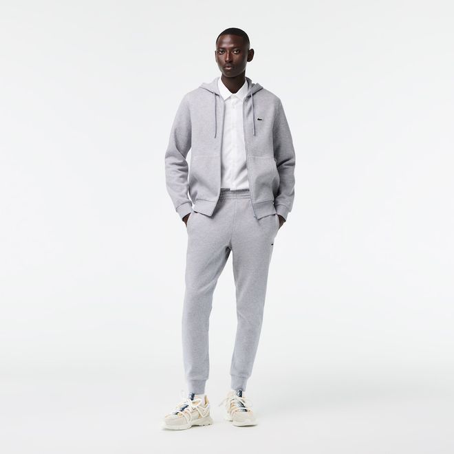 Afbeelding van Lacoste Trainingspak Gevlamd Grijs