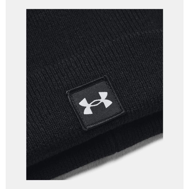 Afbeelding van Under Armour Herenbeanie Halftime Shallow Cuff Black