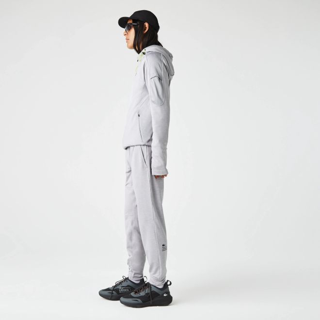 Afbeelding van Lacoste SPORT-trainingsbroek heren met twee lagen Gevlamd Grijs
