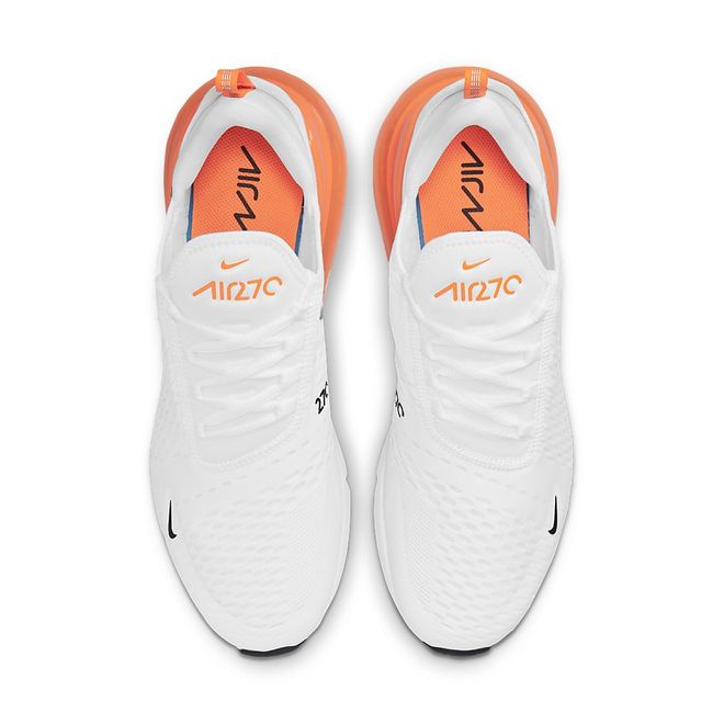 Afbeelding van Nike Air Max 270 White Black Total Orange