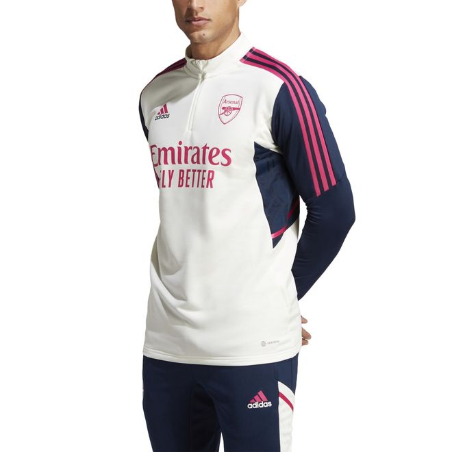 Afbeelding van Arsenal Condivo 22 Training Longsleeve Top Off White Collegiate Navy
