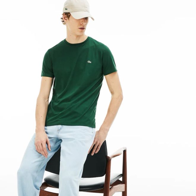 Afbeelding van Lacoste T-shirt met Ronde Hals Groen