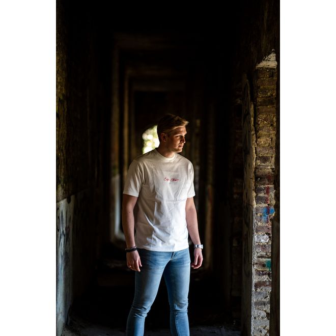 Afbeelding van Calpe Classica Oversized T-shirt White & Red