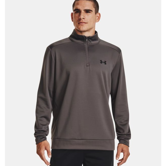 Afbeelding van Under Armour Fleece met korte rits voor heren Fresh Clay
