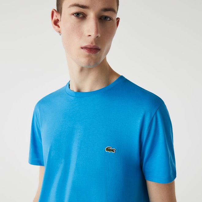 Afbeelding van Lacoste T-shirt met Ronde Hals Turquoise