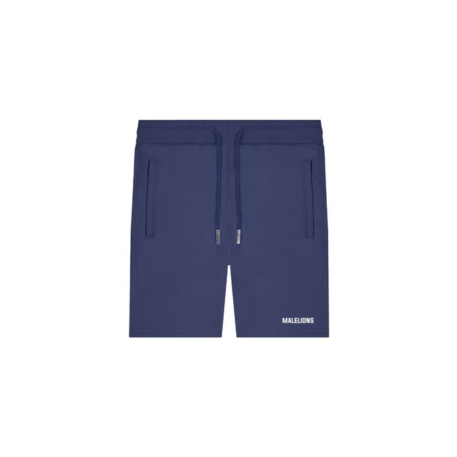 Afbeelding van Malelions Men Logo Short 2.0 Navy White