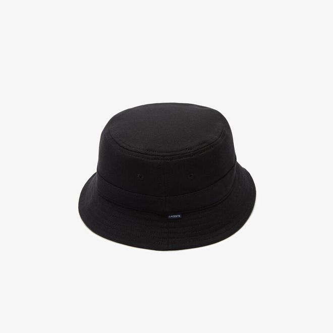 Afbeelding van Lacoste Organic Cotton Bob Hat Black