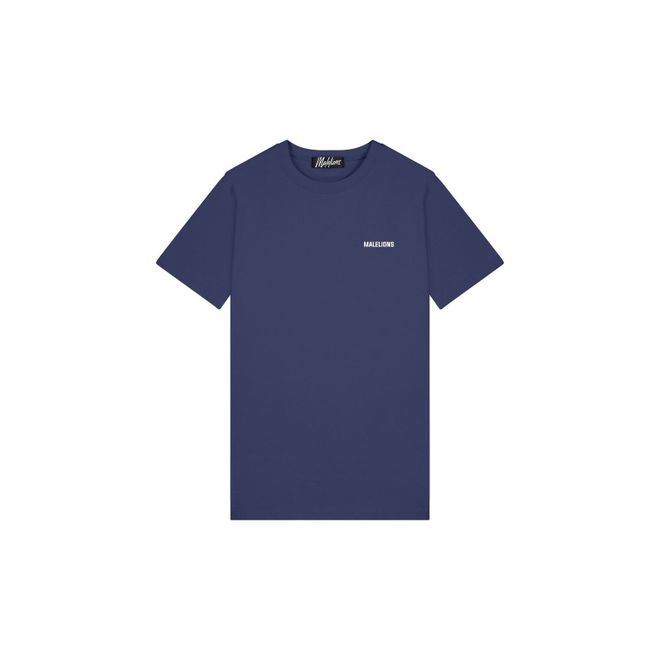 Afbeelding van Malelions Men Logo T-Shirt 2.0 Navy