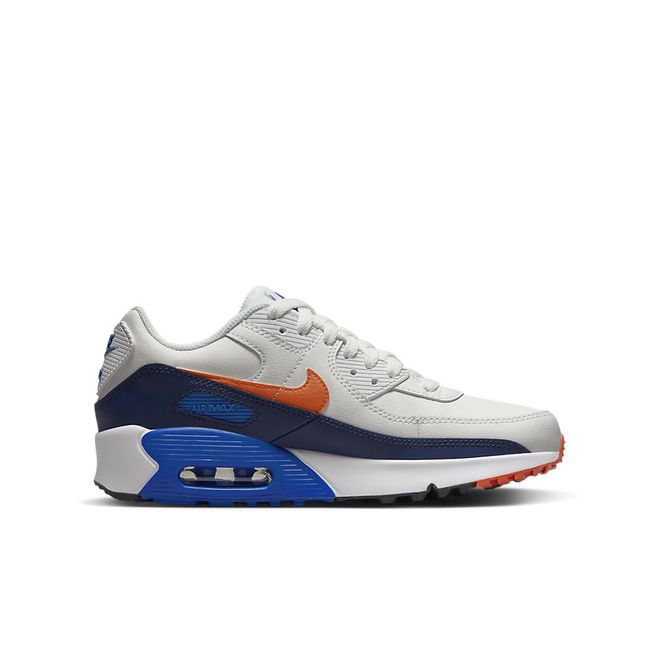 Afbeelding van Nike Air Max 90 Kids Leather White Safety Orange