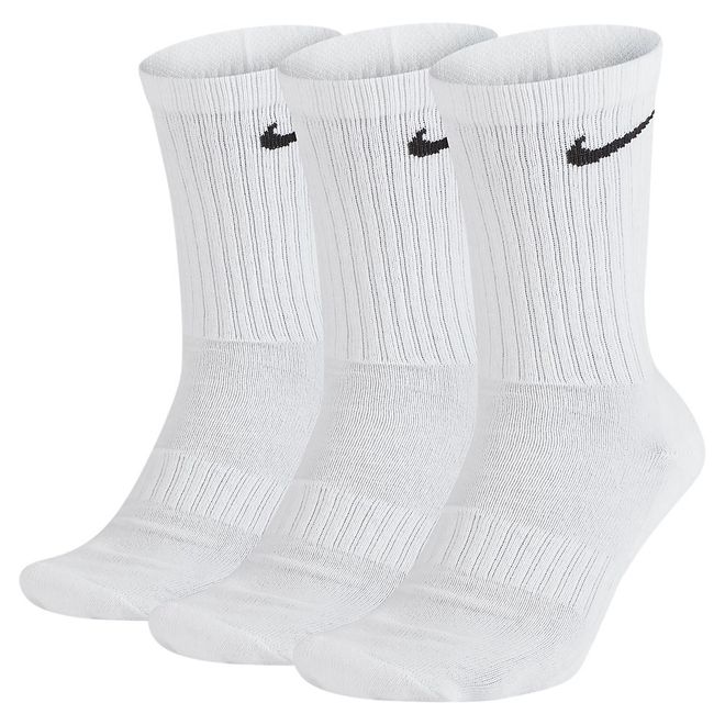 Afbeelding van Nike Everyday Cushioned White Sokken 3 paar