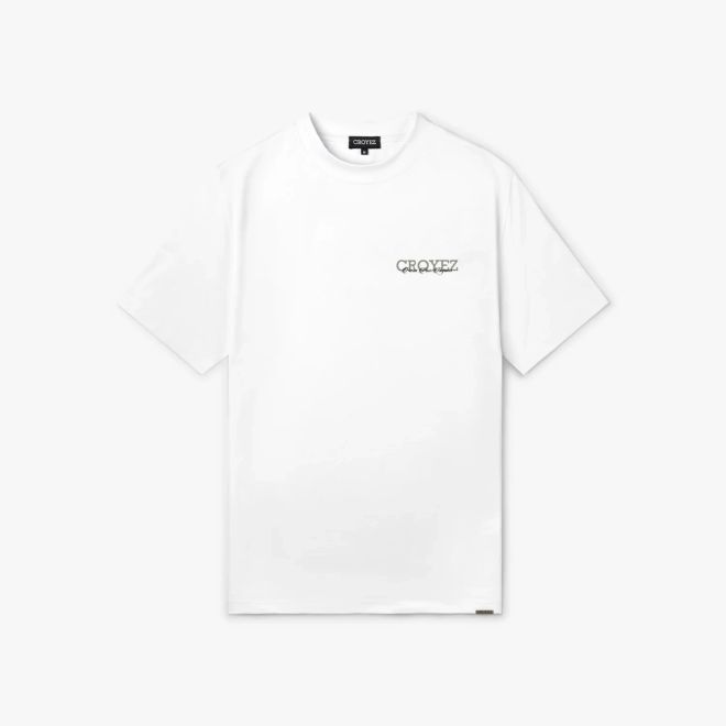Afbeelding van Croyez Frères T-Shirt White Vintage Grey