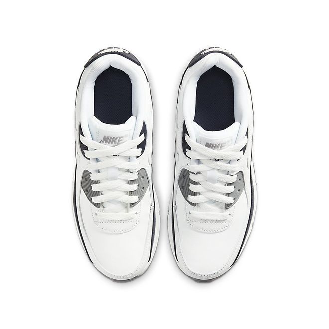 Afbeelding van Nike Air Max 90 Kids Leather White Grey