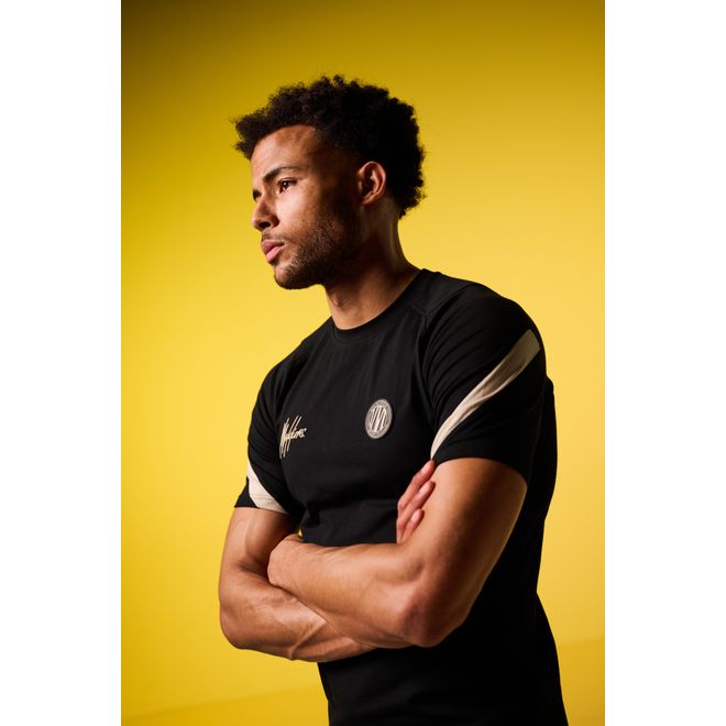 Afbeelding van Malelions Sport Pre-Match 2.0 T-Shirt Black Gold