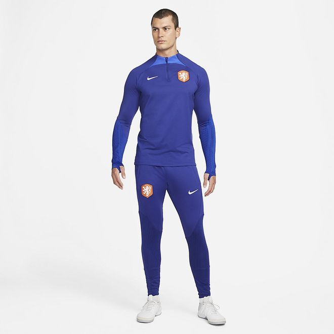 Afbeelding van Nederland Strike Nike Knit Voetbaltrainingstop Deep Royal Blue