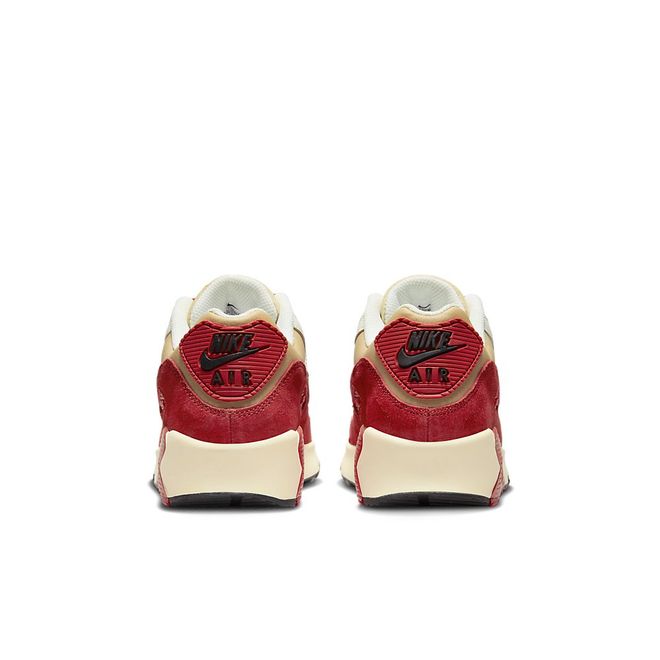 Afbeelding van Nike Air Max 90 Kids Leather Sesame Red Clay