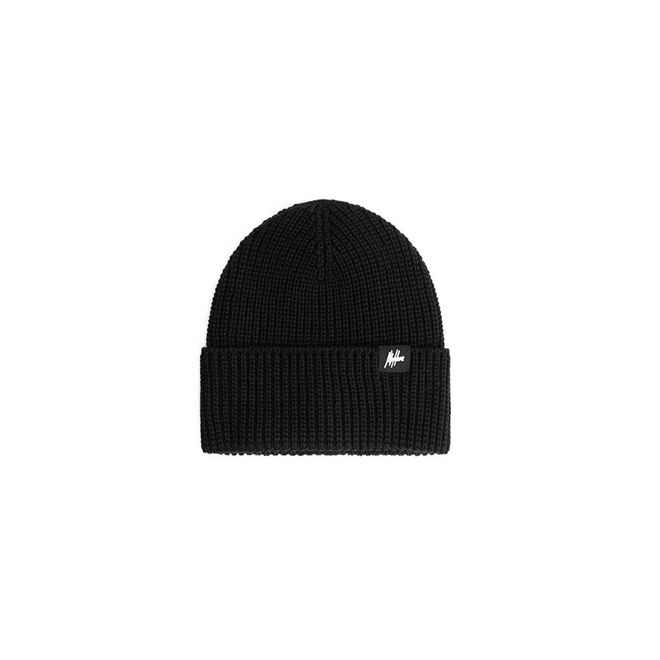 Afbeelding van Malelions Sport Label Beanie Black