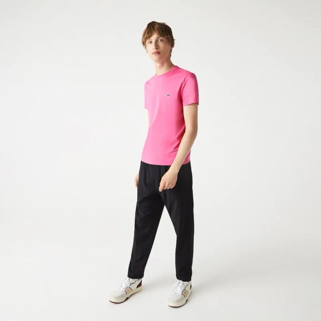 Afbeelding van Lacoste T-shirt met Ronde Hals Pink