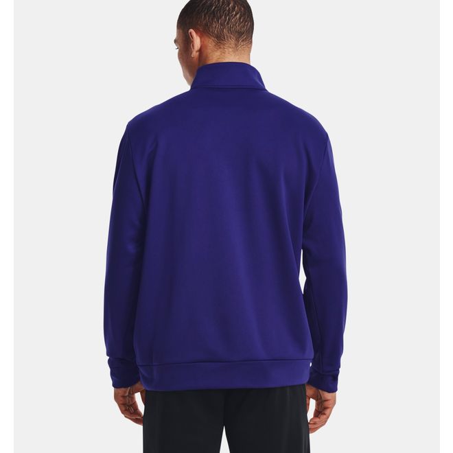 Afbeelding van Under Armour Fleece met korte rits voor heren Sonar Blue