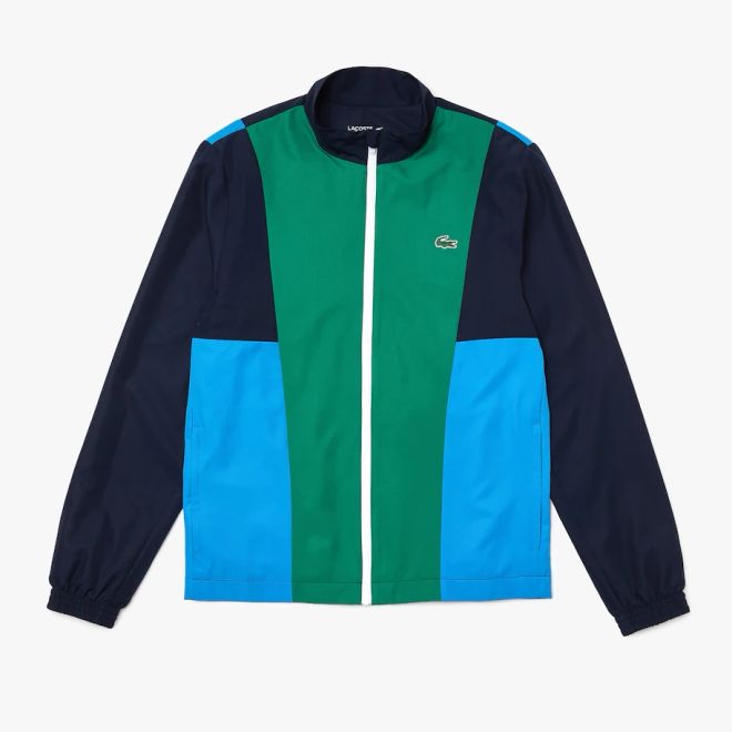 Afbeelding van Lacoste Sport Trainingspak Block Blue Green