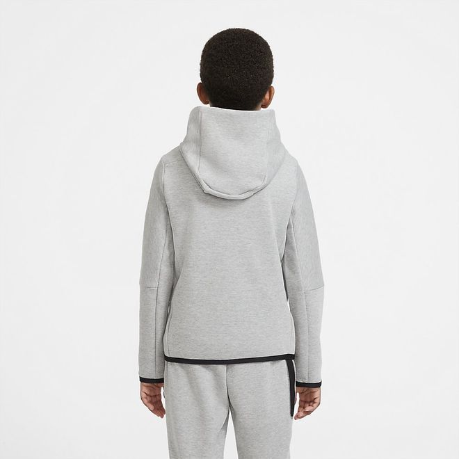 Afbeelding van Nike Sportswear Tech Fleece Hoodie Kids Dark Grey Heather